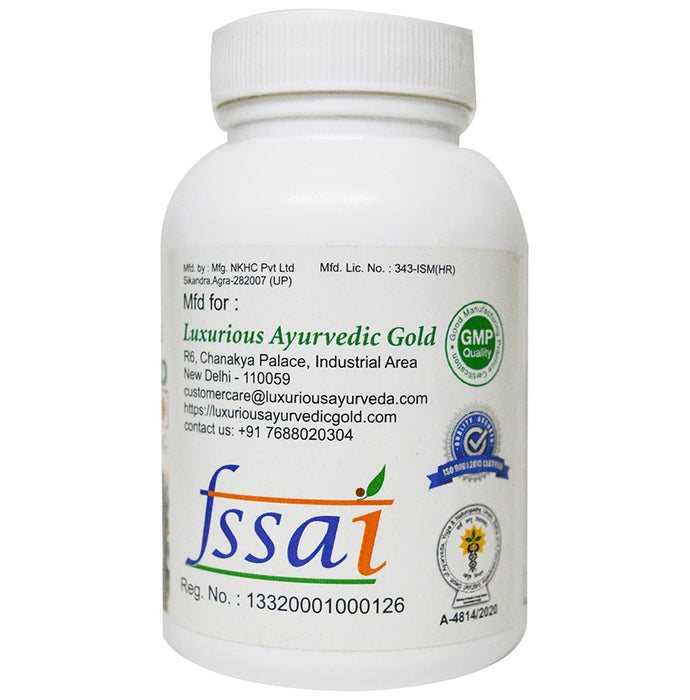 Luxurious Ayurvedic Gold Green Lipped 500mg Capsule