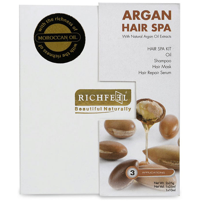 Richfeel Argan Hair Spa Kit - Classic Derma