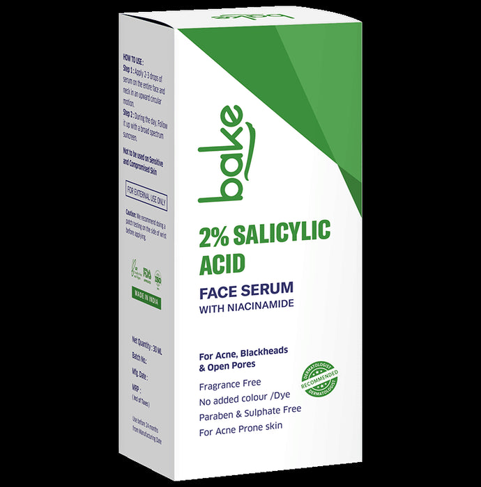 Bake 2% Salicylic Acid Face Serum - Classic Derma