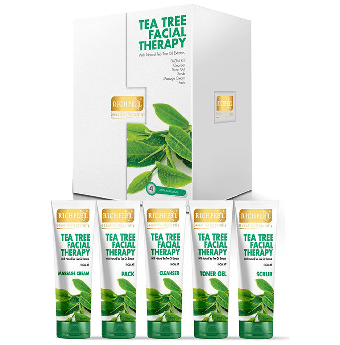 Richfeel Facial Tea Tree Facial Therapy Kit - Classic Derma