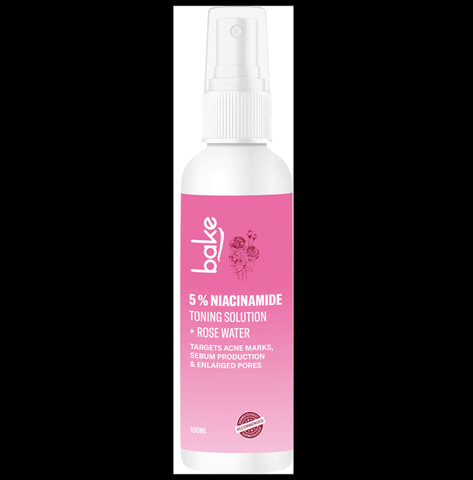 Bake 5% Niacinamide Toning Solution Plus Rosewater Toner - Classic Derma