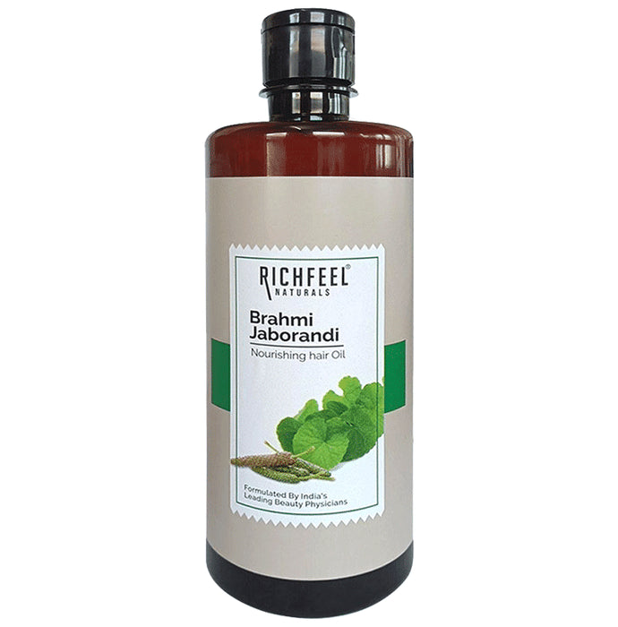 Richfeel Naturals Brahmi Jaborandi Hair Oil (500ml Each) - Classic Derma