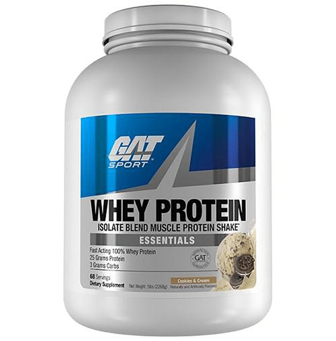 GAT Sport Whey Protein Powder Cookies & Cream - Classic Derma