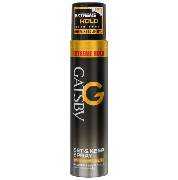 Gatsby Set & Keep Hair Spray Extreme Hold - Classic Derma