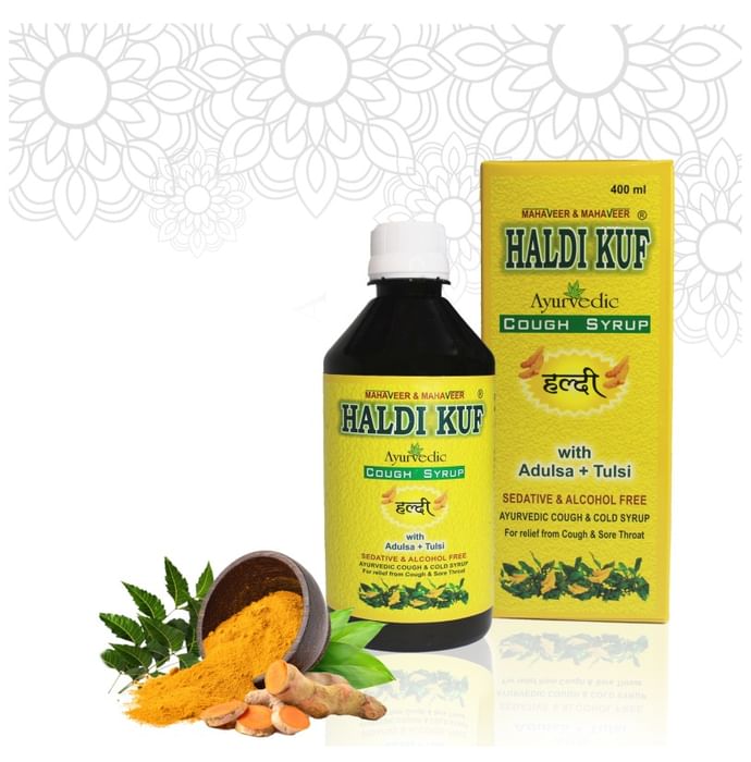 Mahaveer & Mahaveer Haldi Kuf Ayurvedic Cough Syrup