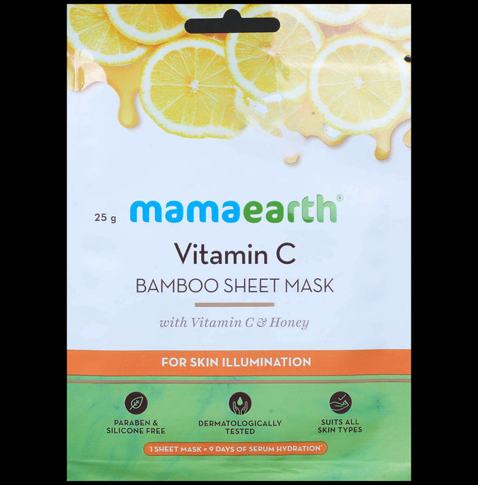 Mamaearth Vitamin C Bamboo Sheet Mask