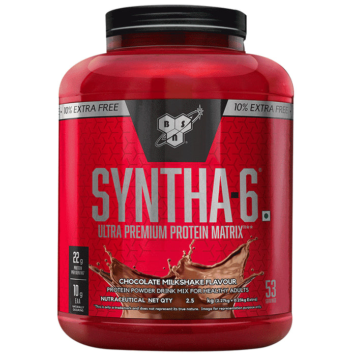 BSN Syntha-6 Ultra Premium Protein Matrix Powder Chocolate Milkshake - Classic Derma