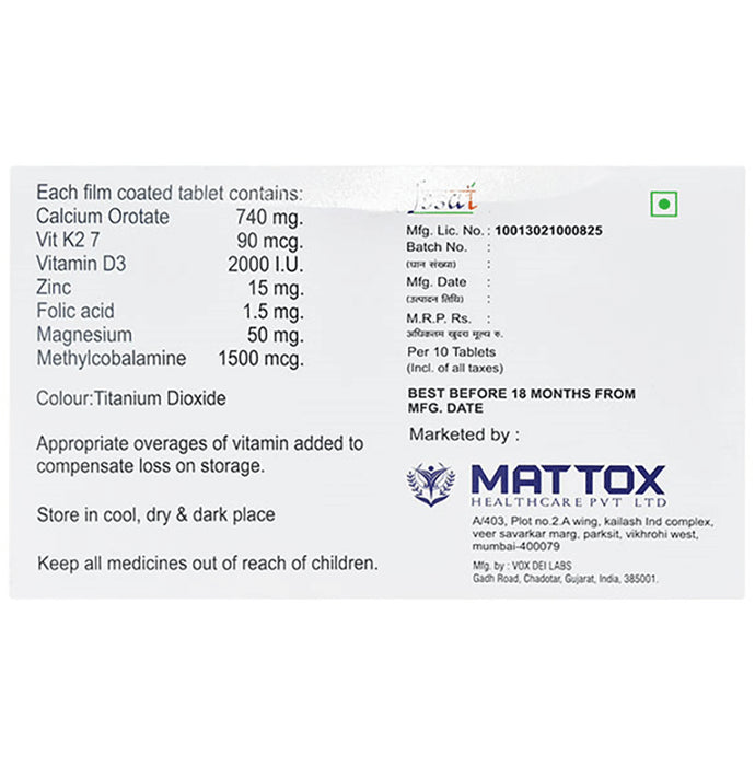 Mattocal Max Tablet