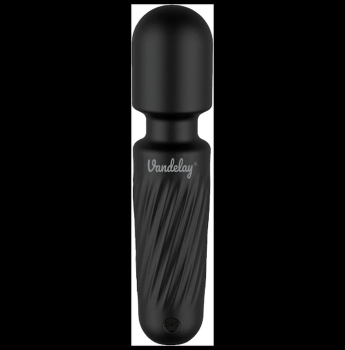 Vandelay Mini Mate Massager Wireless & Waterproof Black - Classic Derma