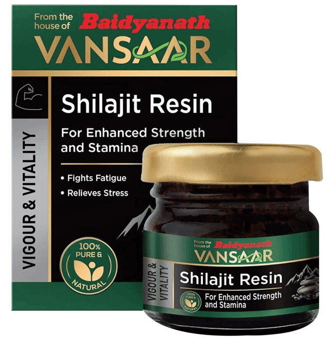 Vansaar 100% Pure Himalayan Shilajit Resin | For Strength & Stamina - Classic Derma