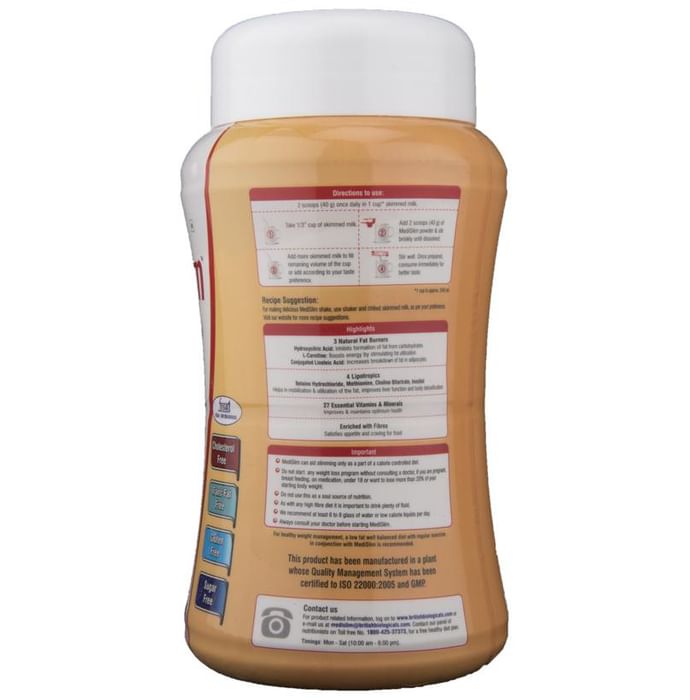 Medislim Powder for Fat Metabolism & Weight Management | Flavour Vanilla