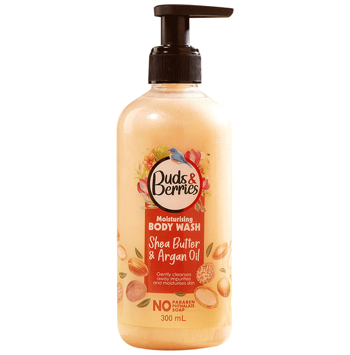 Buds & Berries Moisturising Body Wash Macadamia & Vanilla - Classic Derma