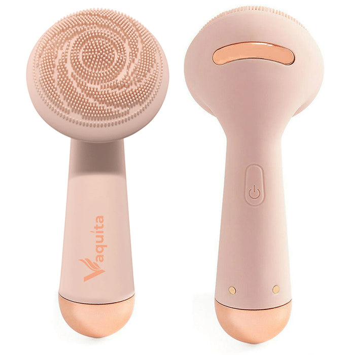 Vaquita Antimicrobial Silicone Face Scrubber and Cleanser Massager - Classic Derma
