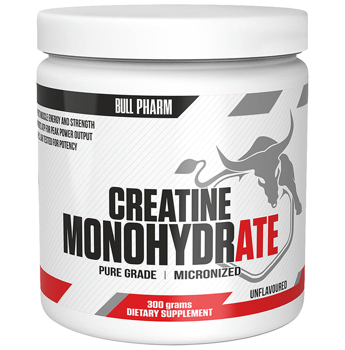 Bull Pharm Micronized Creatine Monohydrate for Muscle Growth Powder Unflavored - Classic Derma