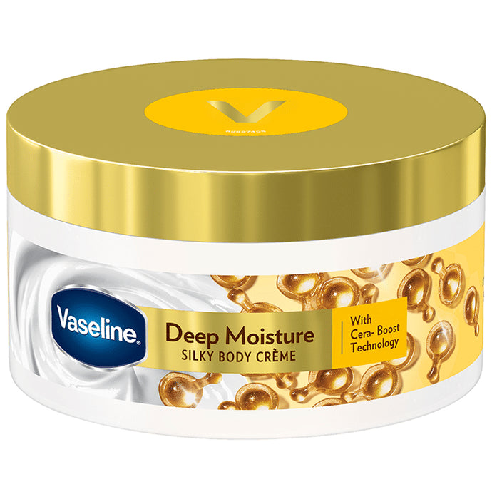 Vaseline Deep Moisture Silky Body Creme with Cera Boost Technology - Classic Derma