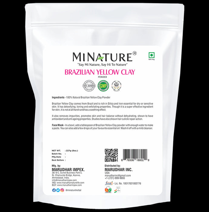 Minature Brazilian Yellow Clay Powder