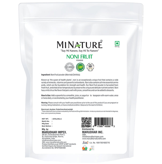 Minature Noni Fruit Powder