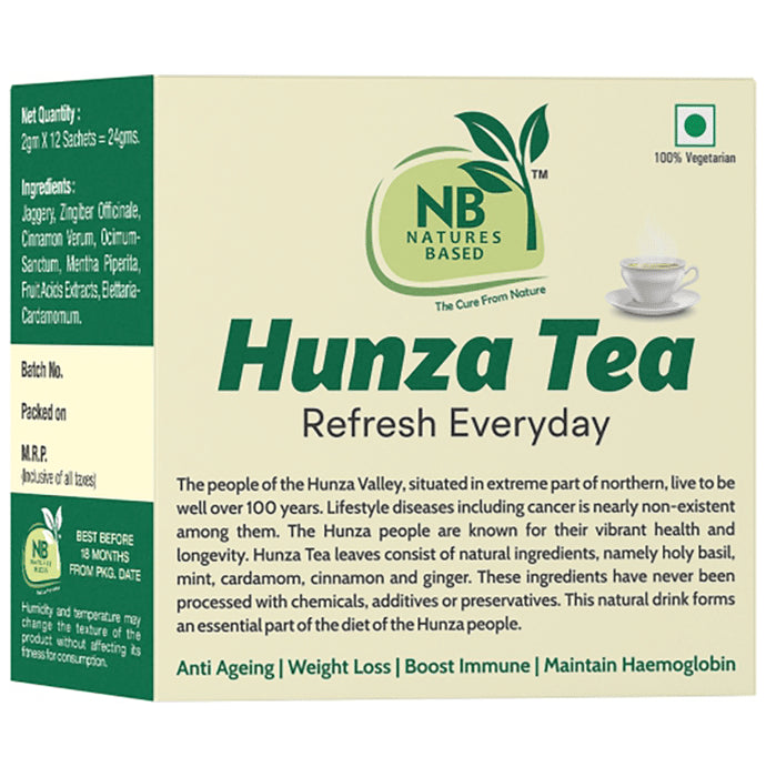 Natures Based Hunza Tea (2gm Each) - Classic Derma