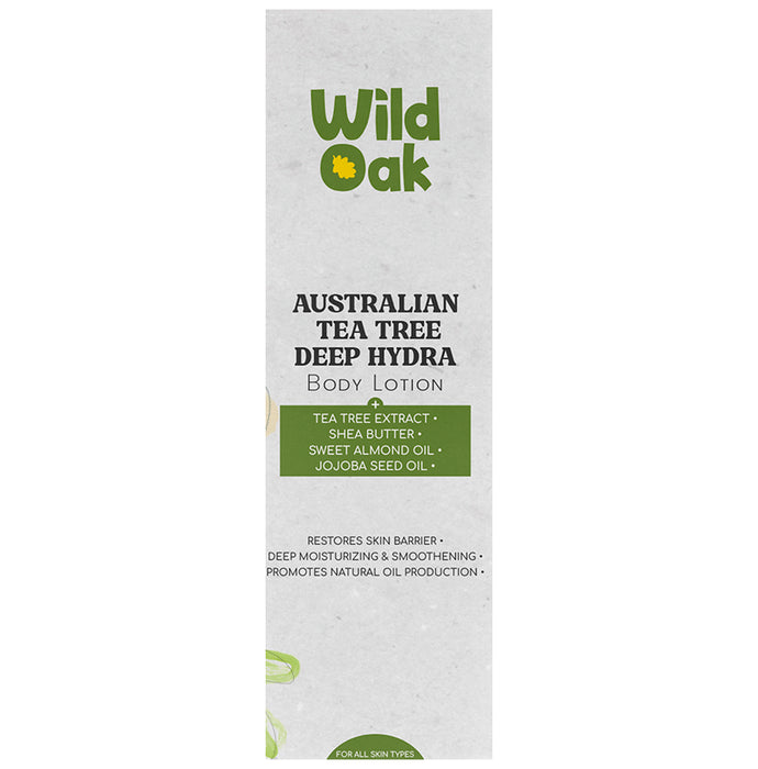 Wild Oak Australian Tea Tree Deep Hydra Body Lotion - Classic Derma