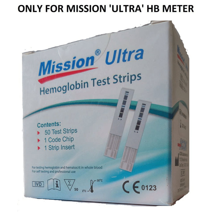 Mission Ultra Hemoglobin Test Strip