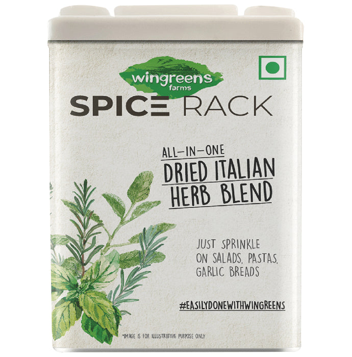 Wingreens Farms Spice Rack All-In-One Dried Italian Herb Blend (30gm Each) - Classic Derma