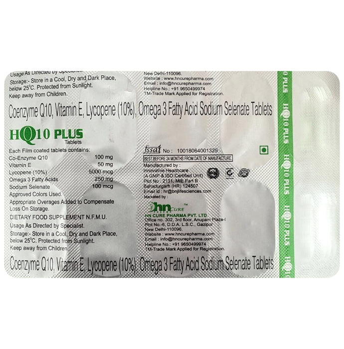 HQ10 Plus Tablet - Classic Derma
