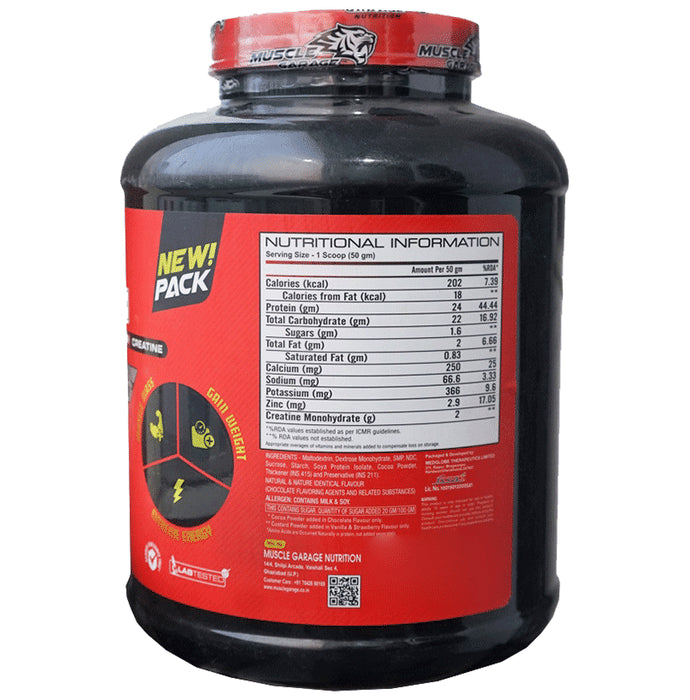 Muscle Garage Xtreme Mass Gainer Powder Chocolate Caramel