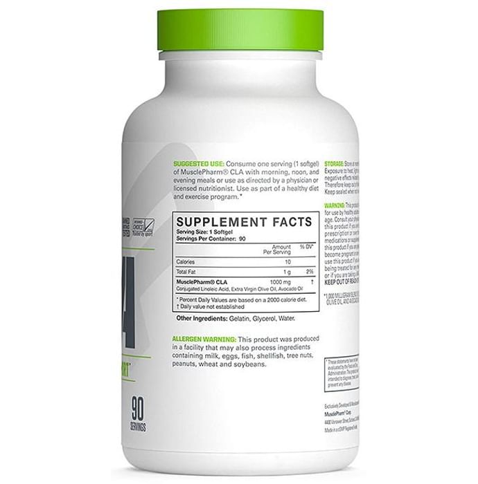 Muscle Pharm Essential CLA 1000mg Softgels