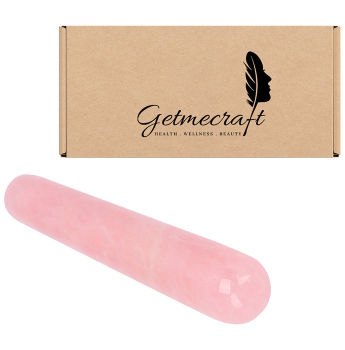 Get Me Craft Rose Quartz Wand Gua Sha Tool - Classic Derma