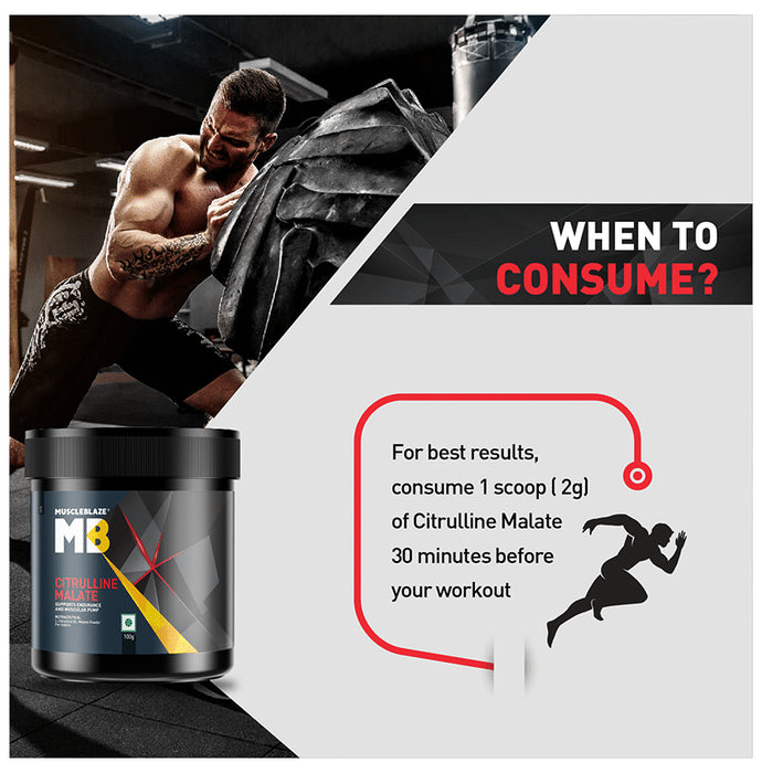 MuscleBlaze L-Citrulline-DL-Malate | Powder for Endurance & Muscular Pump