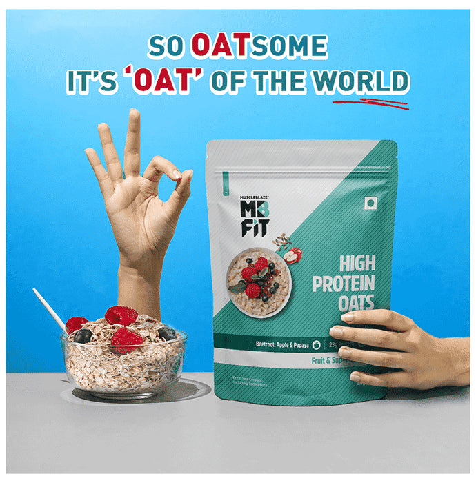 MuscleBlaze MB Fit High Protein Oats for Weight Management Fruits & Super Seeds