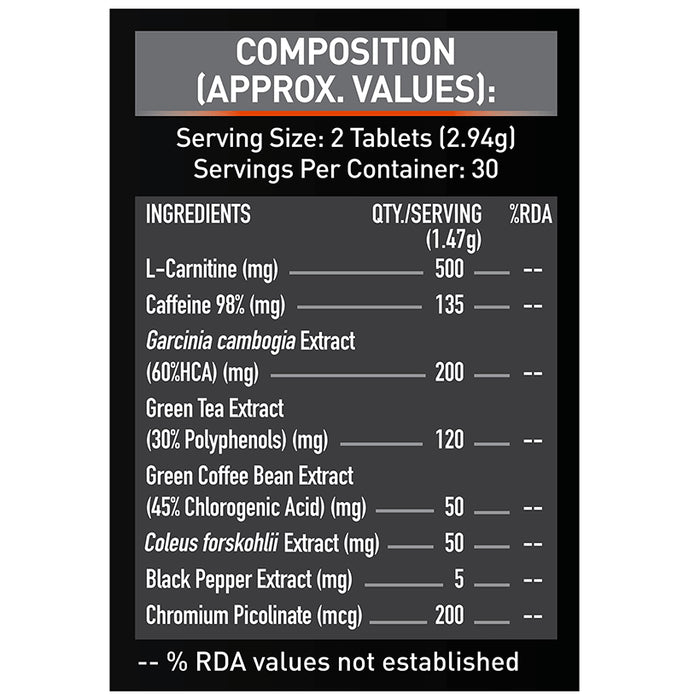 MuscleBlaze MB-Burner Pro | For Metabolism & Weight Loss |