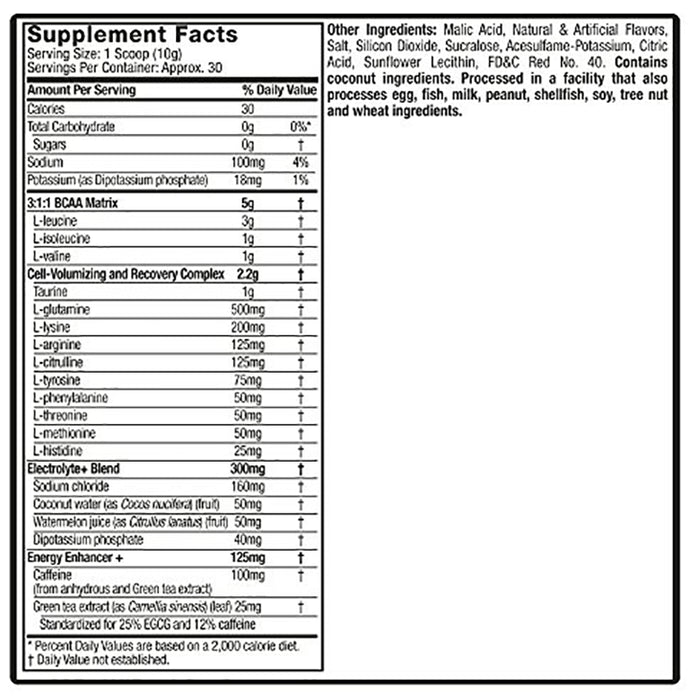 Muscletech Essential Series Platinum Amino+ Energy Watermelon
