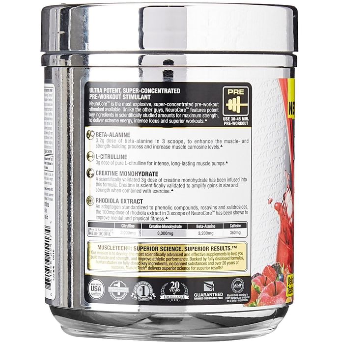 Muscletech Pro Series Neurocore Pre-Workout Powder Fruit Punch