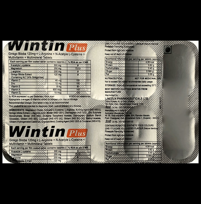 Wintin Plus Tablet - Classic Derma