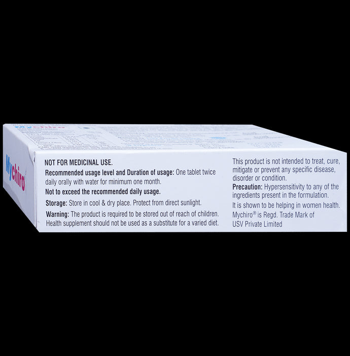 Mychiro Myo Inositol & D Chiro Inositol Tablet | For Women & Adolescent Girls