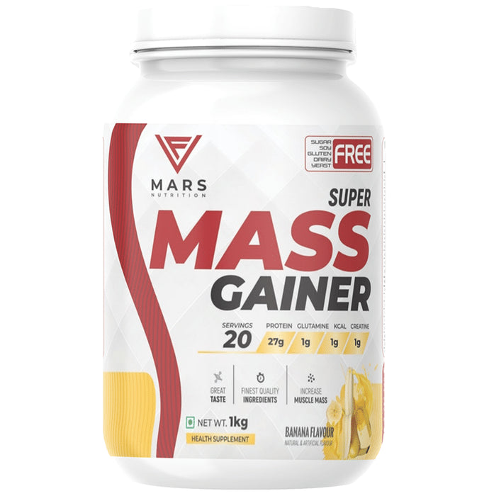 Mars Nutrition Super Mass Gainer Banana - Classic Derma