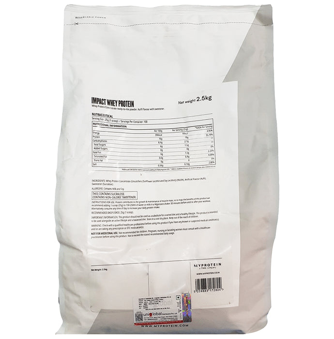 Myprotein Impact Whey Isolate Powder Kulfi
