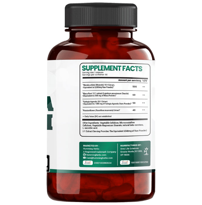 Humming Herbs Mondia Whitei (Mulando) Complex Capsule (90 Each)