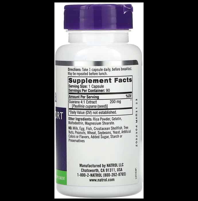 Natrol Guarana Energy Support Capsule