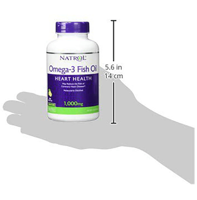 Natrol Omega-3 Fish Oil 1000mg Softgel | For Healthy Heart