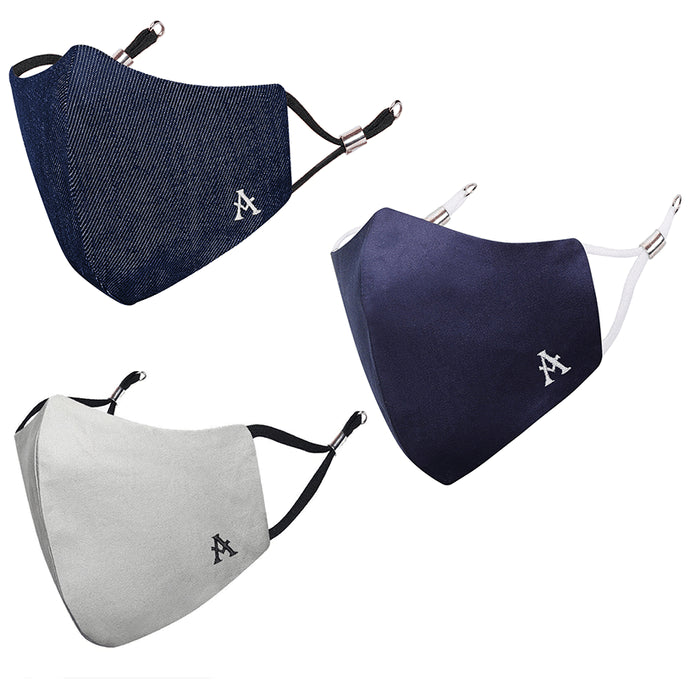 MASQ 4 Layer Unisex Face Mask Large Multicolor A - Classic Derma