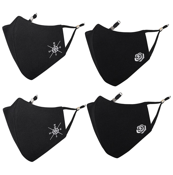 MASQ 4 Layer Unisex Face Mask Medium Multicolor - Classic Derma