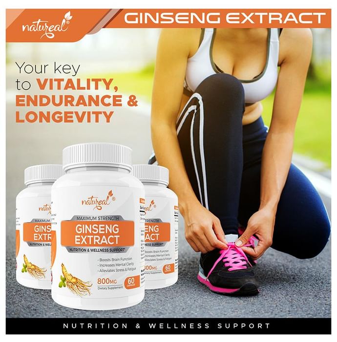 Natureal Ginseng Extract 800mg Capsule