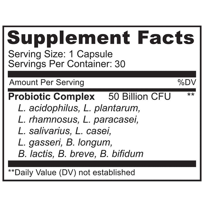 Naturelo Probiotic 50 Billion CFU Delayed Release Capsule