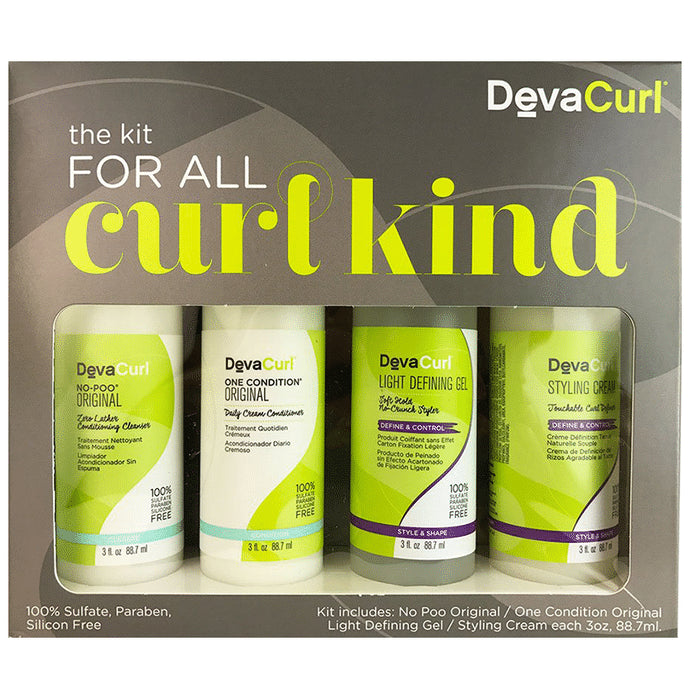 DevaCurl The Kit for All Hair Curl Kind Silicone Free - Classic Derma
