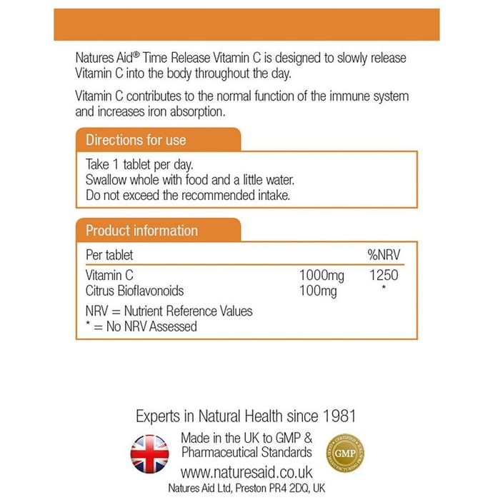 Natures Aid Vitamin C 1000mg Tablet