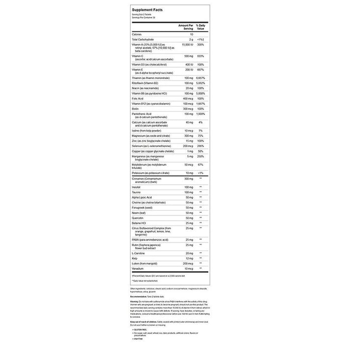 Nature's Way Completia Diabetic Multi-Vitamin Tablet