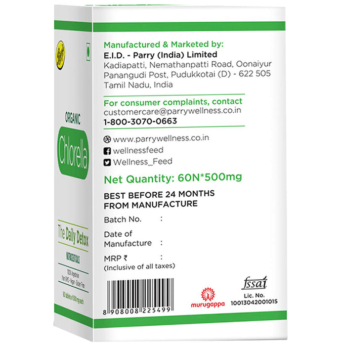 Parry's Organic Chlorella 500gm Tablet