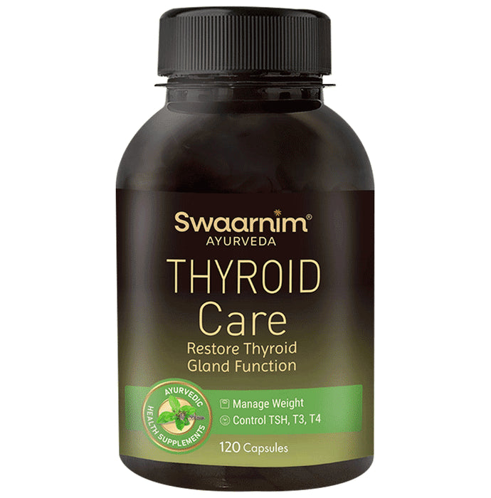 Swaarnim Ayurevda Thyroid Care Capsule (120 Each) - Classic Derma